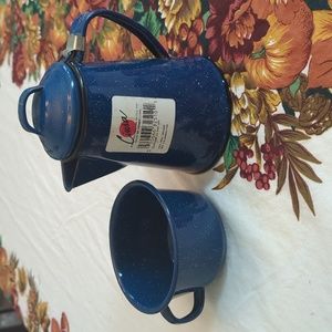 Cinsa blue enamelware